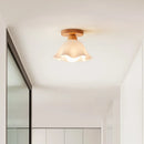GobekUsa LED Wood Acrylic Ceiling Lamp Modern Art Decor Light Fixture