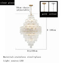 GobekUsa Big White Glass Ceiling Pendant Lights for Home Decor Hanging Lamp