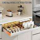 GobekUsa Kitchen Storage Rack Drawer Organizer with Slide Rails