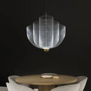 GobekUsa Grid Meshmatics Dimmable LED Chandelier Pendant - Modern Metal Design