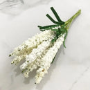 GobekUsa Ivory Flower Cherry Stamen Berries Bundle for DIY Christmas Wedding Decor