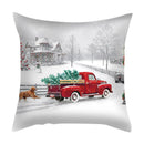 GobekUsa Christmas Cushion Cover Set - Festive Xmas Decor for Living Room Sofa