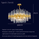GobekUsa Crystal Chandelier: Elegant Luxury Pendant Lighting for Home, Restaurant & Hotel