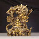 GobekUsa Dragon Zodiac Pure Copper Bowl Ornament for Home Decor