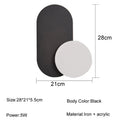 GobekUsa LED Wall Lights for Modern Living Room, Bedroom, and Study Decor