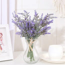 GobekUsa Lavender Wedding Wreath Artificial Flowers Home Decor Craft Fake Plants