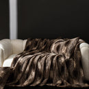 GobekUsa Cosy Faux Rabbit Plush Blanket in Milk Velvet for Single Sofa Decoration & Napping