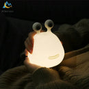 GobekUsa Cartoon Slug Night Light: Silicone LED Lamp for Bedroom, Baby Feeding, Room Decor