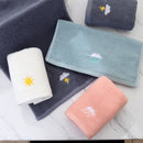 GobekUsa Kids Weather Embroidery Cotton Terry Towel - High Quality Turban for Face and Hair