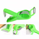 GobekUsa 2-in-1 Peeler Slicer for Fruits and Vegetables