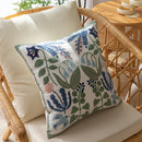 GobekUsa Embroidered Floral Office Cushion Pillowcase - 45x45CM