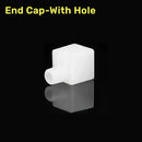 GobekUsa LED Silicone Tube Profile Connector Clip Plug Neon Strip Lights End Cap Kit