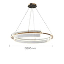 GobekUsa Italian Minimalist Chandelier for Living Room, Bedroom, and Dining Room
