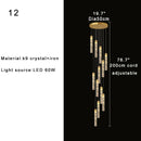 GobekUsa High-ceiling Room Pendant Lights Adjustable Luxury Fixture