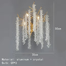 GobekUsa Gold Aluminium Crystal Chandelier for Elegant Dining Room Lighting