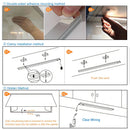 GobekUsa LED Under Cabinet Lights PIR Motion Sensor Night Light