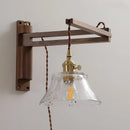 GobekUsa Clear Glass LED Wall Sconce Modern Stair Light Fixture Home Decor