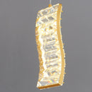 GobekUsa Deluxe Crystal Spiral Slinglights for Hotel Lobby, Dining Room Decor