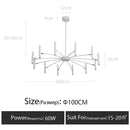 Minimalist Metal G9 Pendant Chandelier