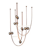 GobekUsa Leather Chandeliers 2023 LED Minimalist Home Decor Lighting for Living Room