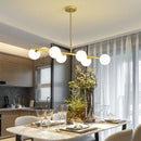 GobekUsa Glass Ball Pendant Chandeliers LED Hanging Lights for Home Decor
