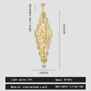 GobekUsa Crystal Loft Pendant Light: Sleek Spiral Staircase Chandelier
