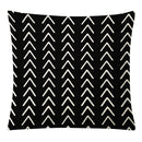 GobekUsa Geometric Yellow Linen Pillow Cover for Modern Décor 45x45cm