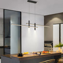 GobekUsa Black Gold Nordic LED Pendant Chandelier for Dining Table - Modern Minimalist Design