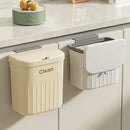 GobekUsa Kitchen Cabinet Hanging Trash Can with Lid and Large Capacity