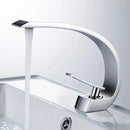 GobekUsa Black & Gold Modern Basin Faucet with Single Handle for Bathroom
