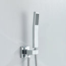 GobekUsa Black ABS Handshower Head with 150cm Stainless Hose - Wall Mounted Faucet Accessory