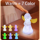 GobekUsa Cherub RGB Night Light USB Rechargeable Bedside Lamp - Child's Gift