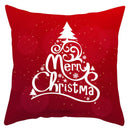 GobekUsa Christmas Santa Claus Snowflake Pillow Cover 18x18inch
