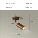 GobekUsa Nordic WoodenTrack LED Ceiling Spotlight for Home Decor