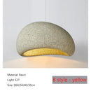 GobekUsa Japanese Wabi Sabi LED Pendant Lamp Modern Simple Living Room Bedroom Chandelier