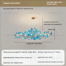 GobekUsa Gingko Leaf Chandelier: Modern Luxury Art Decor for Home, Restaurant & Bar