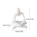 GobekUsa Abstract Resin Book Figurines for Home Office Decor