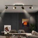 GobekUsa LED Chandelier with Spotlights for Living Room Bedroom Ceiling Decor