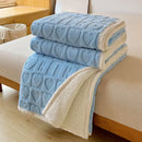 GobekUsa Heart Shaped Cut Flowers Flannel Fleece Blanket