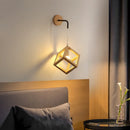 GobekUsa Cube LED Wall Lights | Modern Nordic Wood Design for Home Decor
