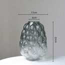 GobekUsa Gradient Glass Vase for Home Decor & Hydroponic Flowers