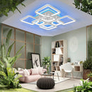 GobekUsa LED Ceiling Chandelier with Dimmable Light for Home Decor