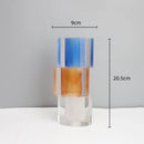 GobekUsa Clear Crystal Mosaic Vase - Home Decoration Terrarium Flower Pot
