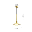 GobekUsa Glass Ball LED Pendant Light: Modern Moon Design for Stylish Home Decor