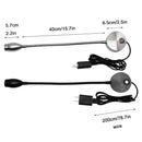 GobekUsa LED Reading Light with Dimmable Switch, 3 Color Modes, 10 Brightness Levels