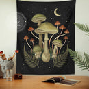 GobekUsa Botanical Mushroom Moom Tapestry Wall Hanging for Boho Living Room Decor