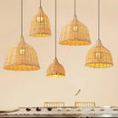 Southeast Asia Bamboo Rattan Woven Pendant Light