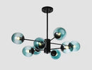 GobekUsa Adjustable Ball Glass Lustre Chandelier for Living, Dining, Bedroom Lighting