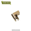 GobekUsa Gold ABS Shower Head Holder Stand Rotatable Bracket Bathroom Accessories