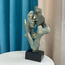 GobekUsa Abstract Art Couple Mask Statue Figurines for Interior Decor & Gifts